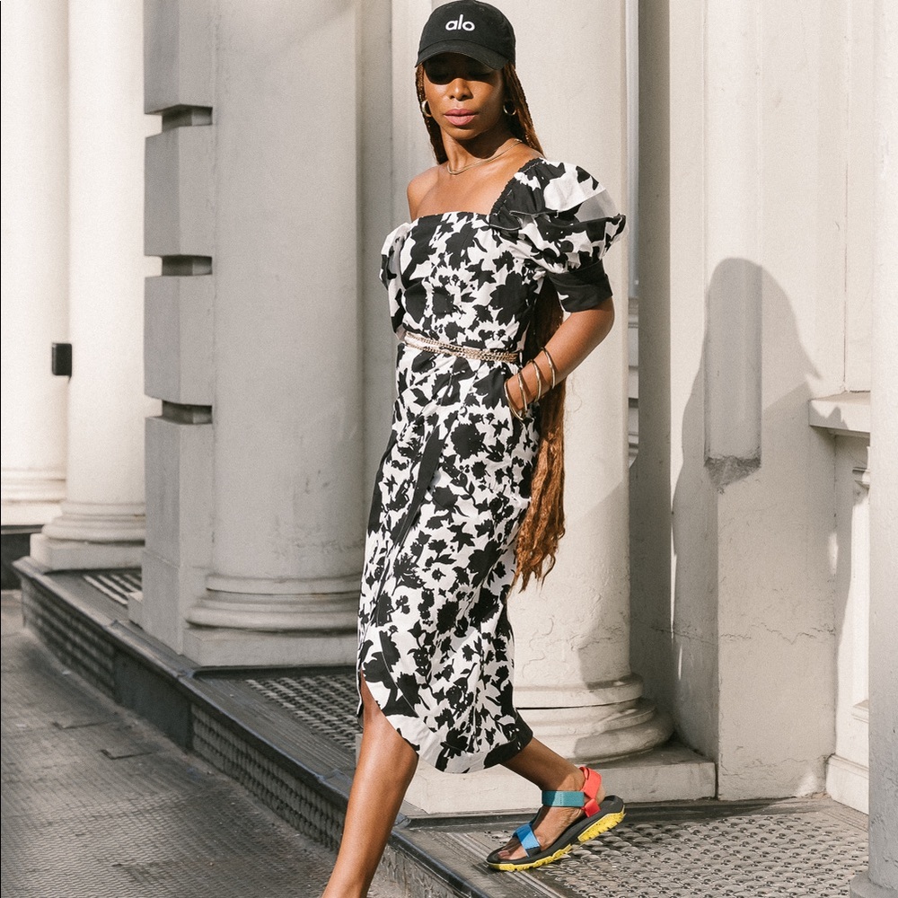 Christopher John Rogers For Target Black and White Dress